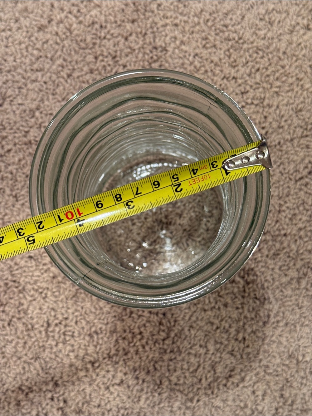 9.5” Rippled Glass Vase - Picture 4 of 5
